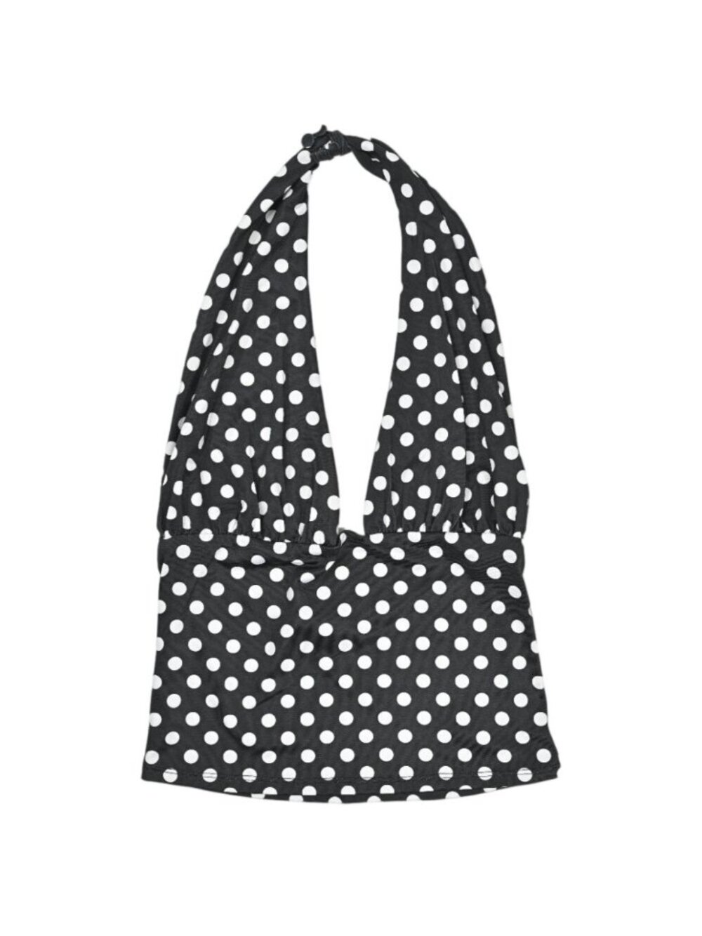 Miaou Mathilde Halter Top in Black
